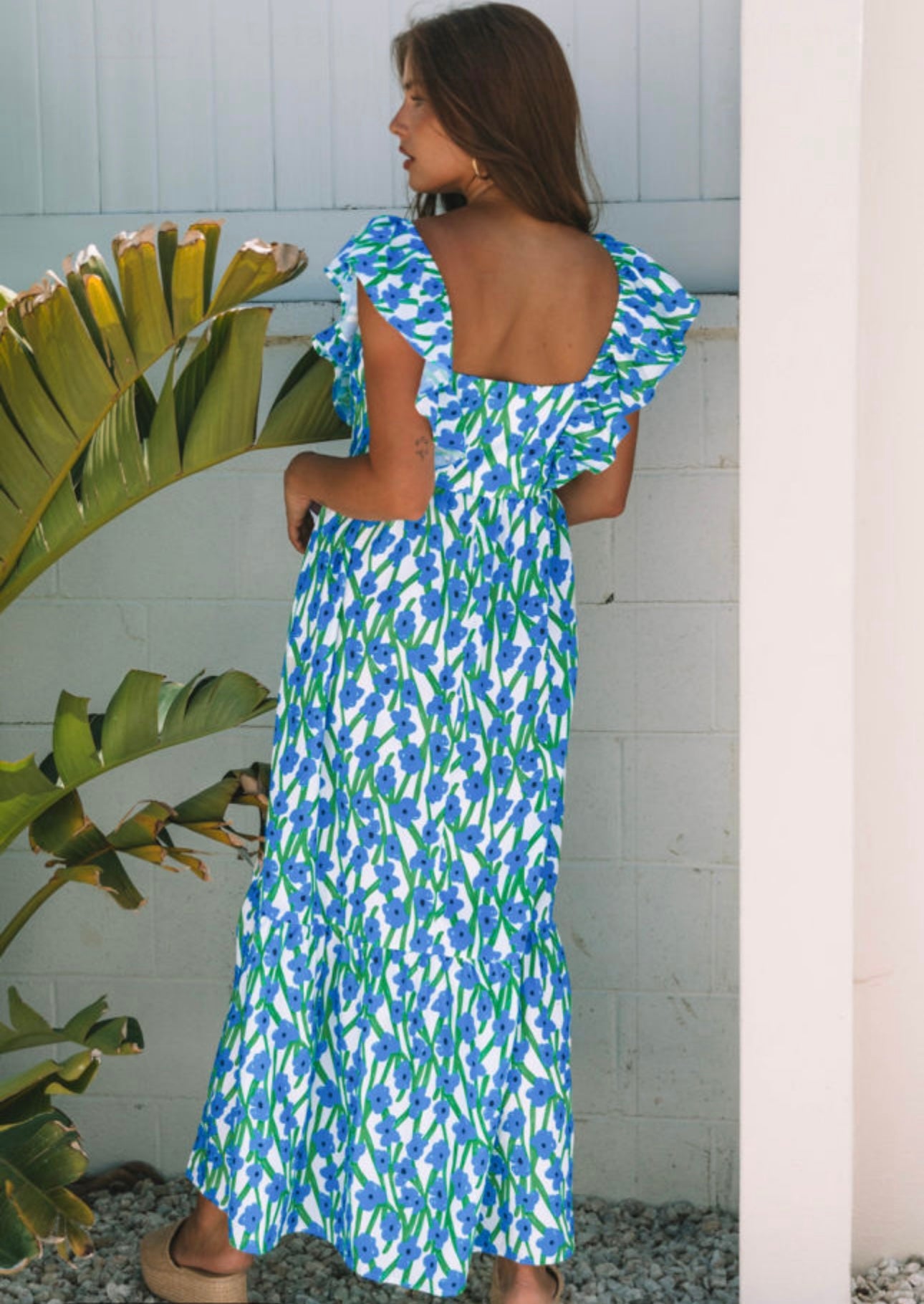 Smocked Floral Maxi Dress