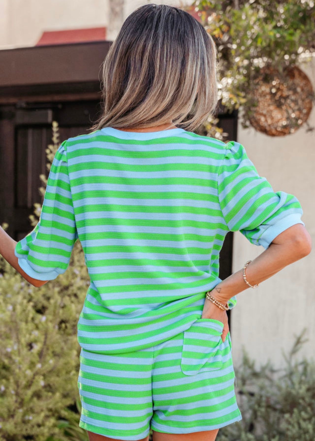 Playful Stripe Lounge Set