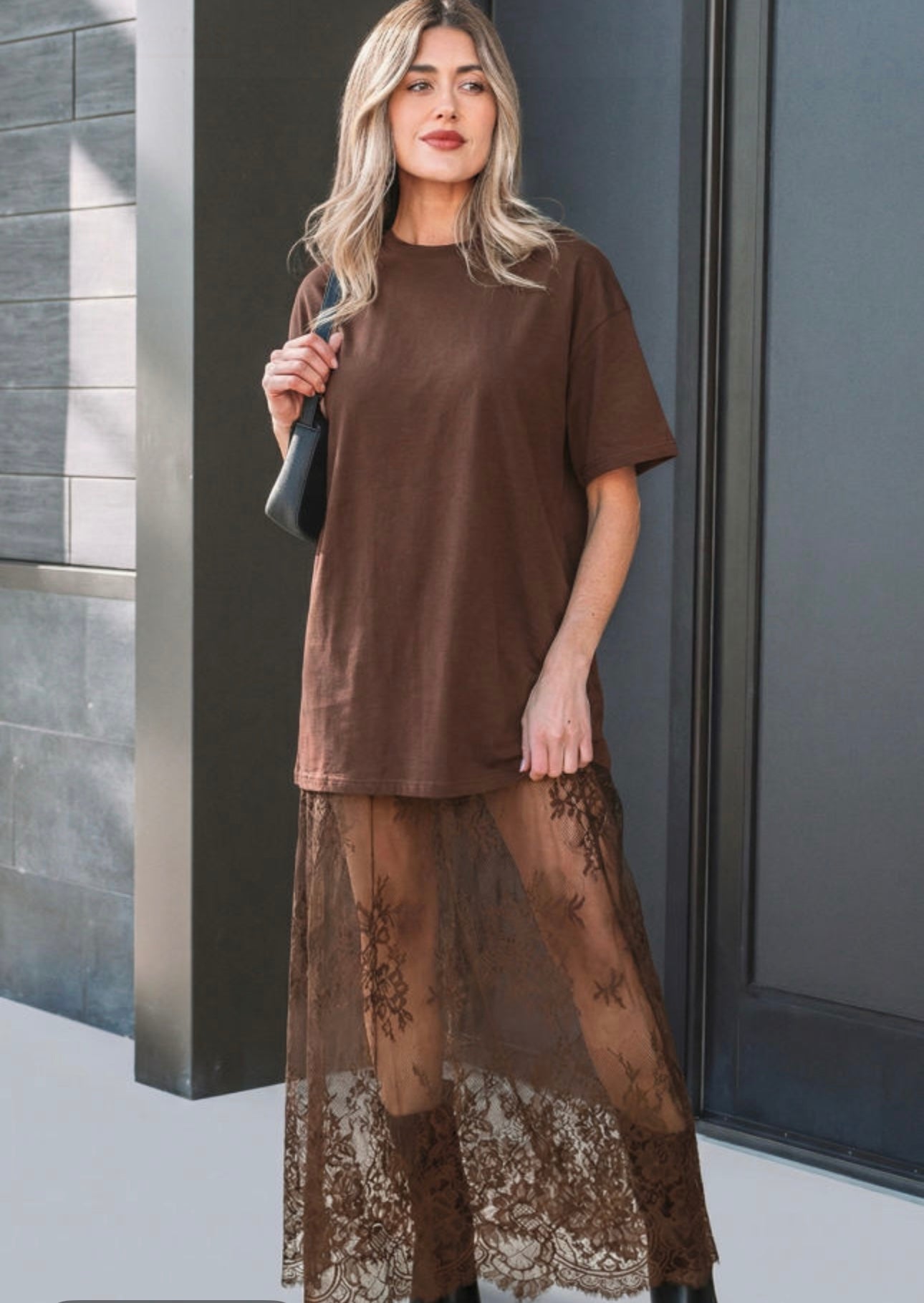 Rustic Lace Maxi Dress