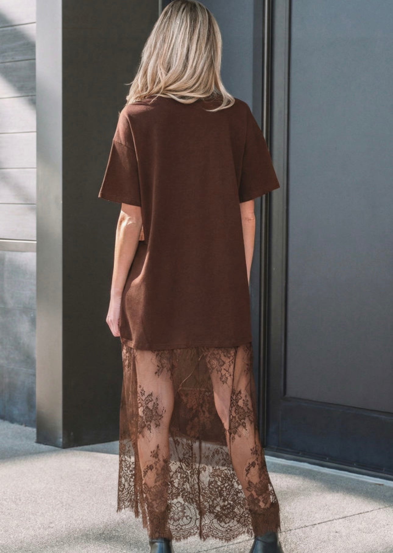 Rustic Lace Maxi Dress